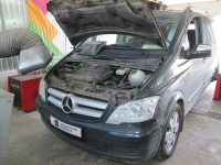 Чип-тюнинг с отключением сажевого фильтра и клапана EGR на Mercedes Viano  Viano w639 3.0 CDI AT 204hp (Фото 1)